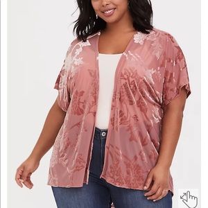 Torrid Kimono Rose Pink Size 1/2